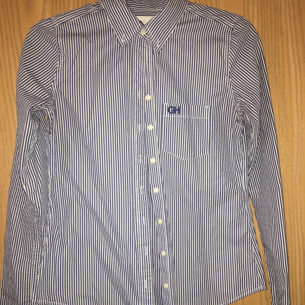 Gilly Hicks pinstriped button down